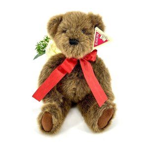 Vintage Dakin Applause Sophie Plush Teddy Bear 14" Stuffed Animal Brown Bear EUC